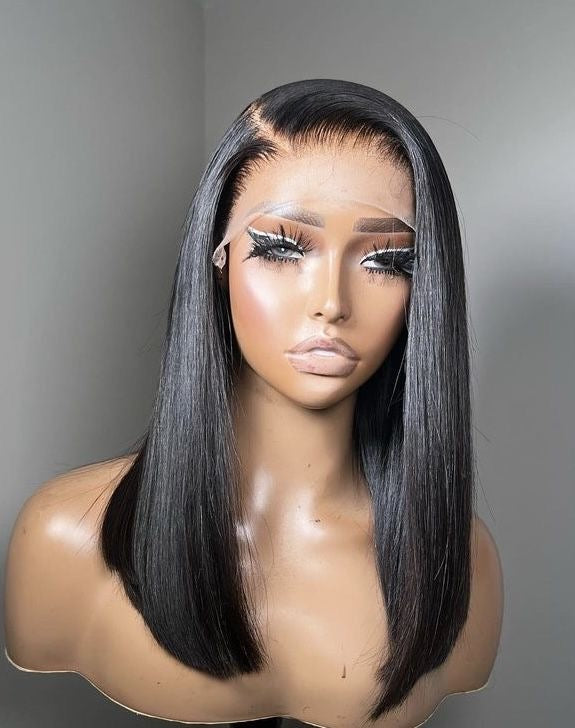 Double Drawn Human Hair Wig