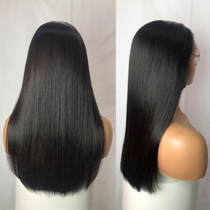 Double Drawn Human Hair Wig