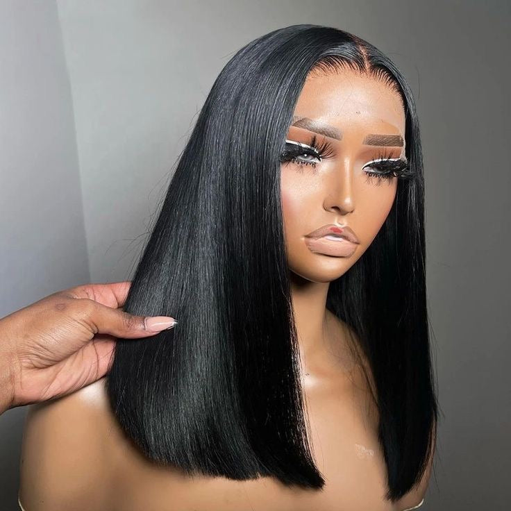 Double Drawn Human Hair Wig